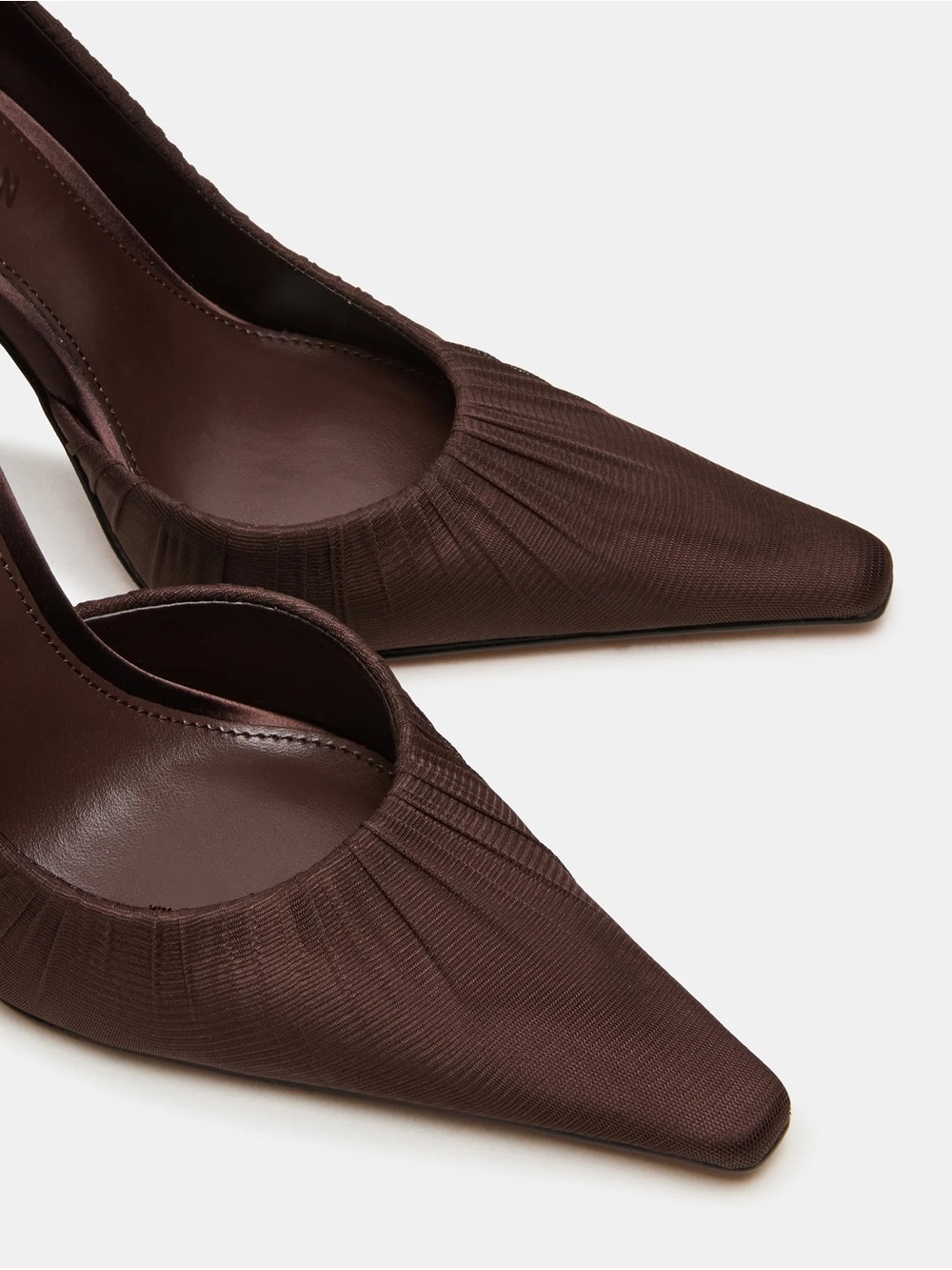 Steve Madden Chocolate Brown Pointed Stiletto Pump - Picture 3 of 6